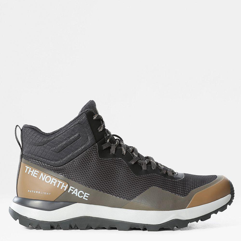 The North Face Activist Futurelight™ Mid Ανδρικα Μποτάκια Πεζοπορίας - Γκρι / Χακί (COKZ46598)